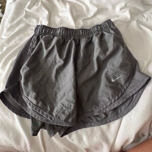 small grey nike shorts